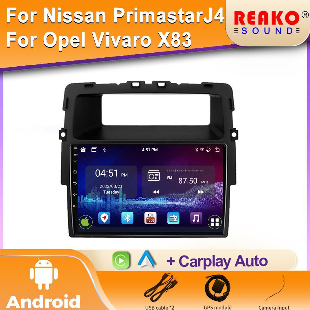 Android Car Video 2di For Nissan Primastar J4 For Opel Vivaro X83 For Renault Trafic 2 Stereo Radio Player Navigation Carplay BT
