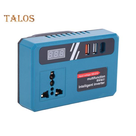 120 Вт Инвертор 18-21 В постоянного тока в 220 В переменного тока Инвертор Электрический инструмент для работы на открытом воздухе Инвертор аккумулятора для телефона ноутбука Светодиодная лампа