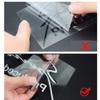 Waterproof Tricolor Stripe Vinyl Decals 2Pcs, Stylish Stickers for Car Side Mirror Body Decoration