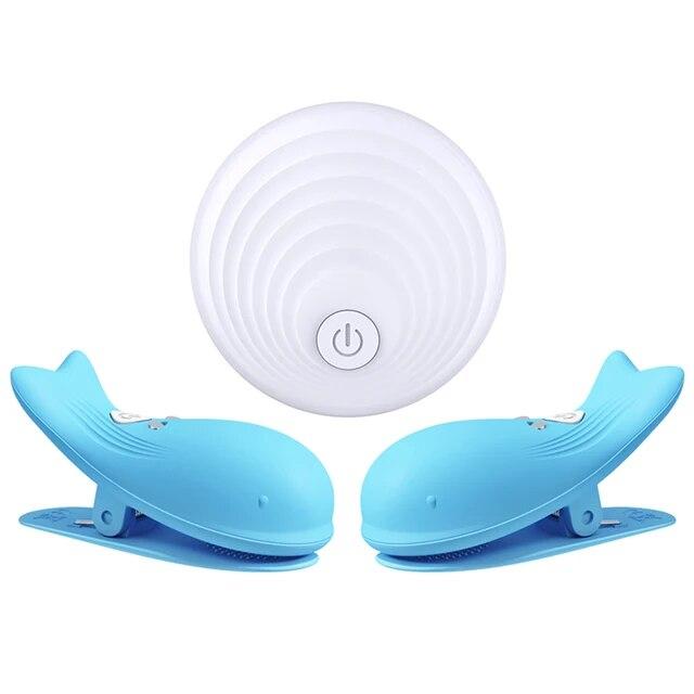 Электрический зажим для сосков, массаж груди, женская мастурбация, стимуляция клитора, игры для взрослых, эротические аксессуары, секс-игрушки для женщин, пара