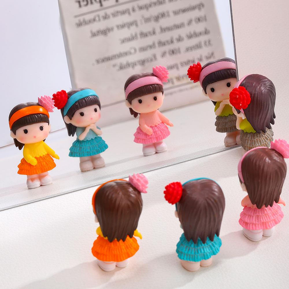 Girl Cute Statue Fairy Resin Craft Landscape Accessories Mini Ornaments Miniature Bonsai Figurine