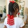 DIY Colorful Hair Beads Kits Multi-Color Love Heart Acrylic Dreadlock Beads Mixed Shapes Hair Accessories Dreadlock Braids Decor