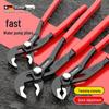 Otis Fish Mouth Pipe Pliers with Fast Adjustment and Ergonomic Handles - Available In 8\ and 10\ Sizes