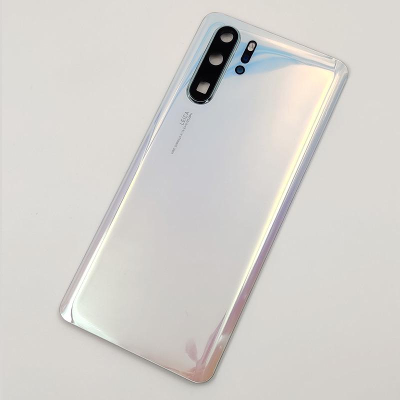 Для Huawei P30 Pro OEM A + новая крышка батарейного отсека, жесткая задняя крышка, задняя панель корпуса + объектив рамки камеры + клейкий логотип