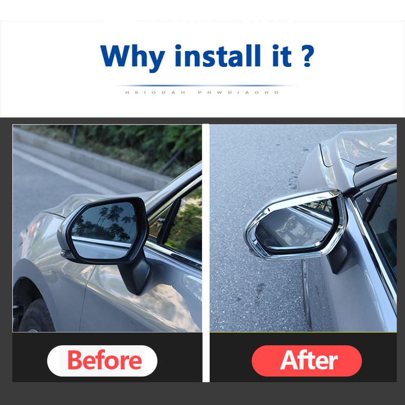 ABS автомобильное зеркало заднего вида непромокаемый защитный чехол для бровей для Toyota Camry 70 XV70 2018-2022 2023 аксессуары