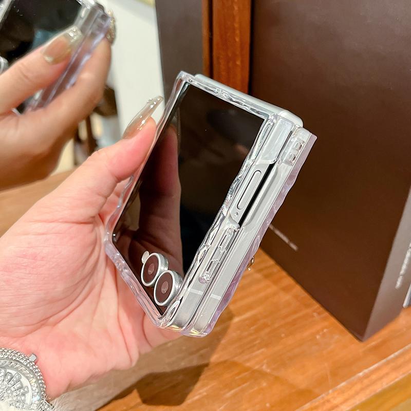Чехол Flip7 для Samsung Galaxy Z Flip 7 Zflip7 Прозрачный Защитный Чехол для Телефона для Samsung Zflip 7