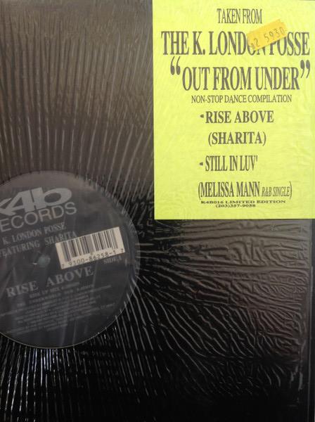 12-дюймовая пластинка K LONDON POSSE - Rise Above / F Groove K4B015 K4B RECORDS 1995 США Танцевальная и электронная Б/У