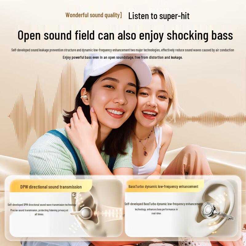 Edifier Paipai Open-Ear True Wireless Headphones with OLED Display