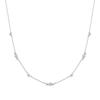 ANIA HAIE Silver Sparkling Bezel Cubic Station 925 Silver Necklace N065-04H