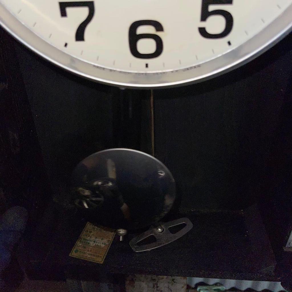 Б/у настенные маятниковые часы Aichi Clock AICHI TOKEI на 60 дней, ретро эпохи Сёва
