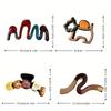 Wave Block Large Hair Clips with Shark Clip Cartoon Design Hairpin Premium Back-of-Head Hair Accessories for Women