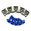 Для Honda VFR NC 700 750 800 1200 F VFR750 VFR800 VFR1200 5 шт. 6 мм аксессуары для мотоциклов винты комплект корпуса зажим обтекатель