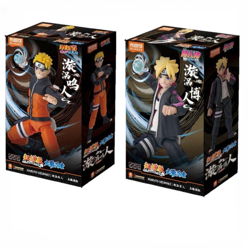 Blokees Naruto Uzumaki Boruto Kurama Model Assembly Toy CHAMPION CLASS Anime Action Figures Toy Collectible Statue Birthday Gift