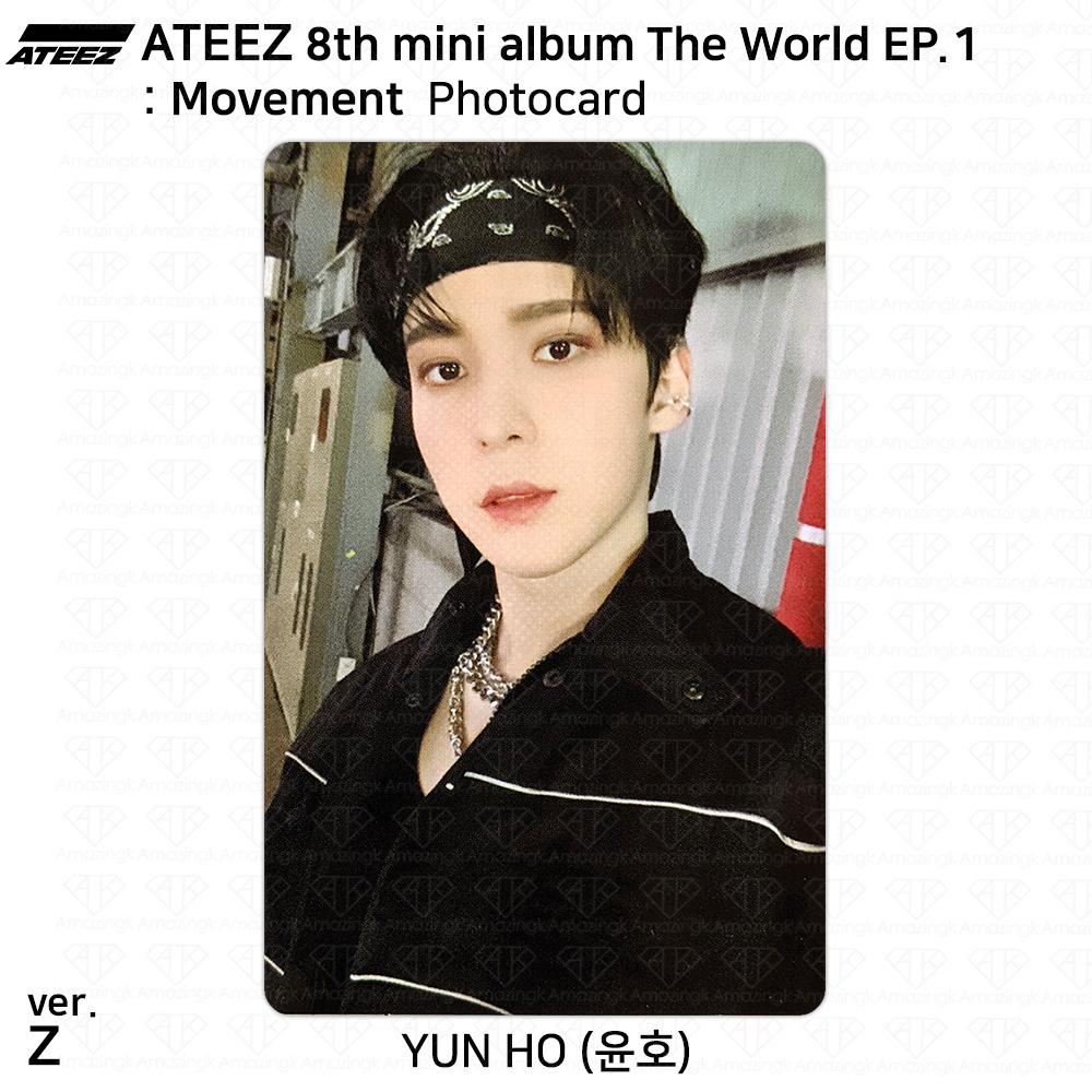 ATEEZ 8-й мини-альбом The World EP.1 : Официальное удостоверение личности движения Фотокарта КПОП