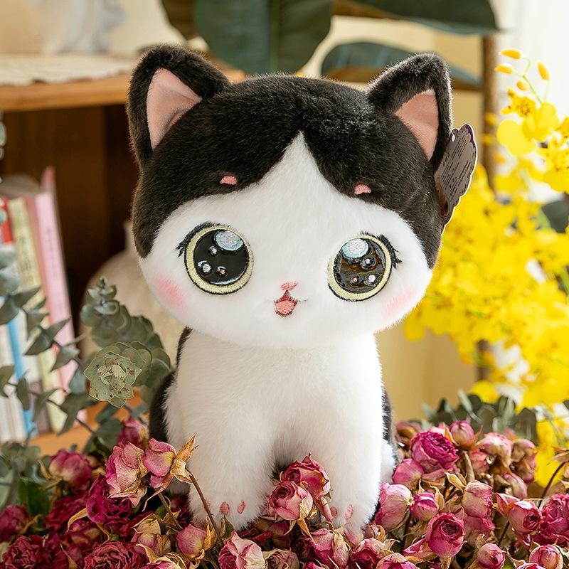 Имитация кошки кукла плюшевая игрушка кукла подарок на день рождения котенок кукла милая детская тканевая кукла