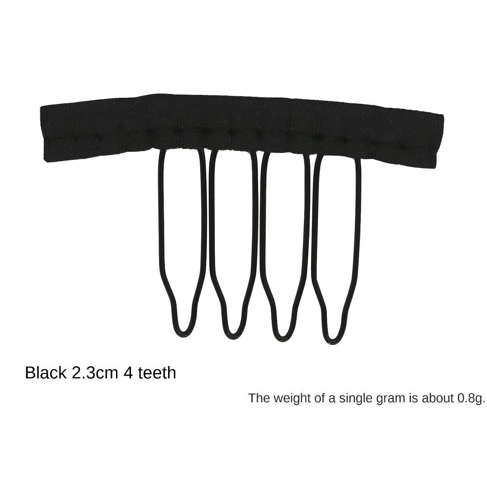 Making Tool Black Wig Combs Hair Clips Wig Accessories Cloth Wig Combs Sewing Hair Wig Clips Tools