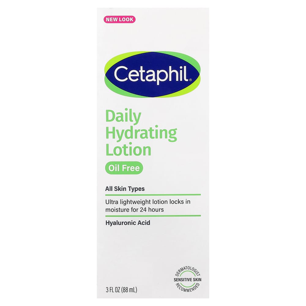Cetaphil Ежедневный увлажняющий лосьон с гиалуроновой кислотой, 3 жидкие унции (88мл)
