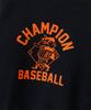 CHAMPION Reverse Weave Baseball Regular Fit Brushed Sweatshirt Off Black