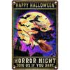 Halloween Poster On the Wall, Metal Plaque 20x30cm