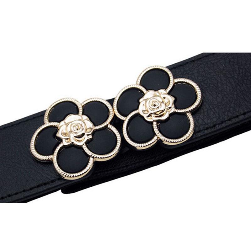 Женский эластичный пояс с широкими элегантными поясами для женщин