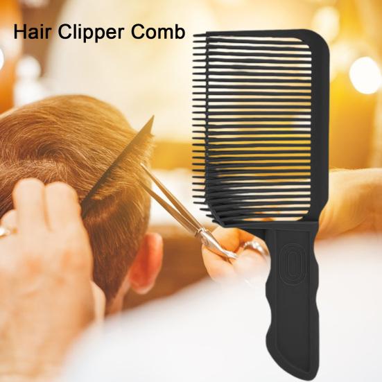 Barber Fade Comb Professional Hair Cutting Blending Clipper Comb Flat Top Comb Men Salon