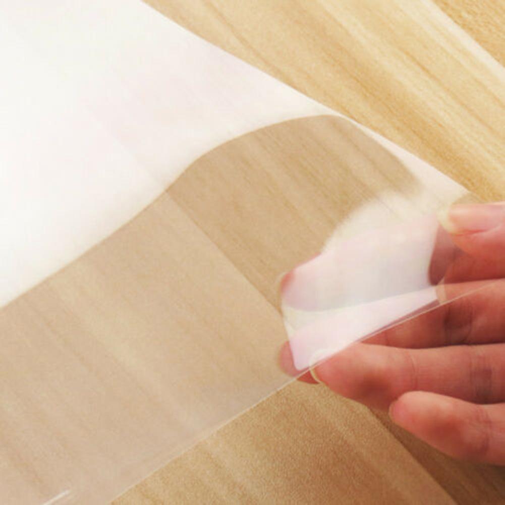 30*100cm Furniture Protective Film Clear Anti-scratch Desktop Stickers Removable High Temperature Resistant Desk Pad Home Use