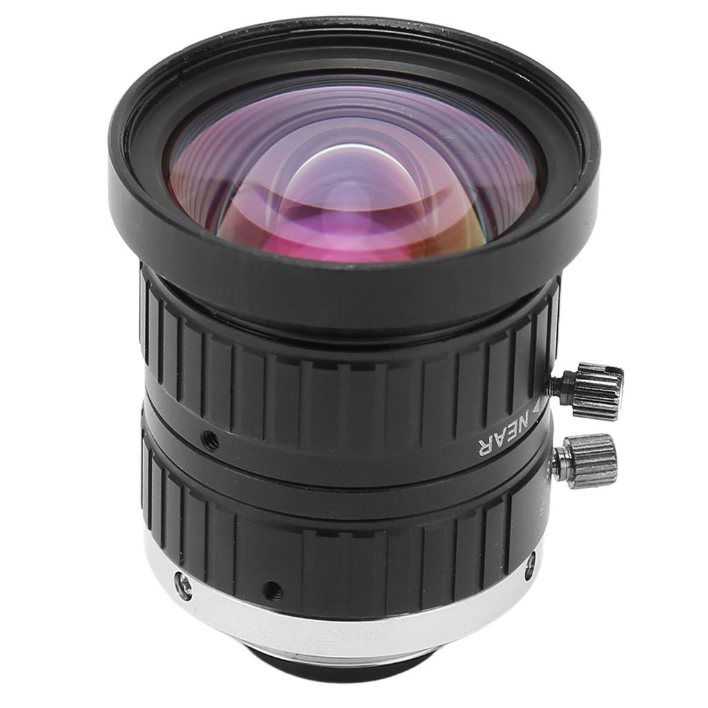 C Mount Lens 4mm Focal Length 10MP Low Distortion Manual Aperture for Industrial Camera