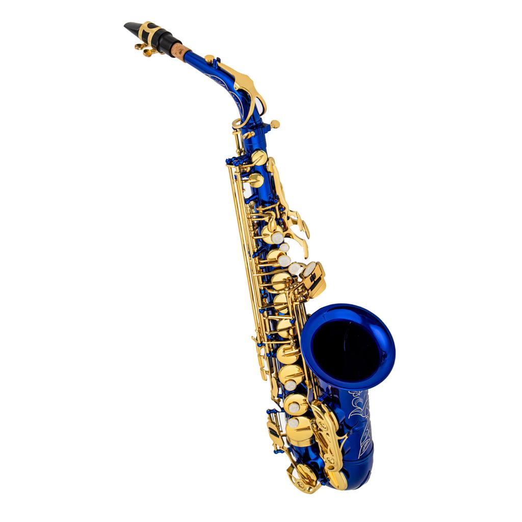Eb Alto Saxophone Brass E Flat Sax 802 Key Type Woodwind Instrument with Cleaning Rod Cloth Gloves