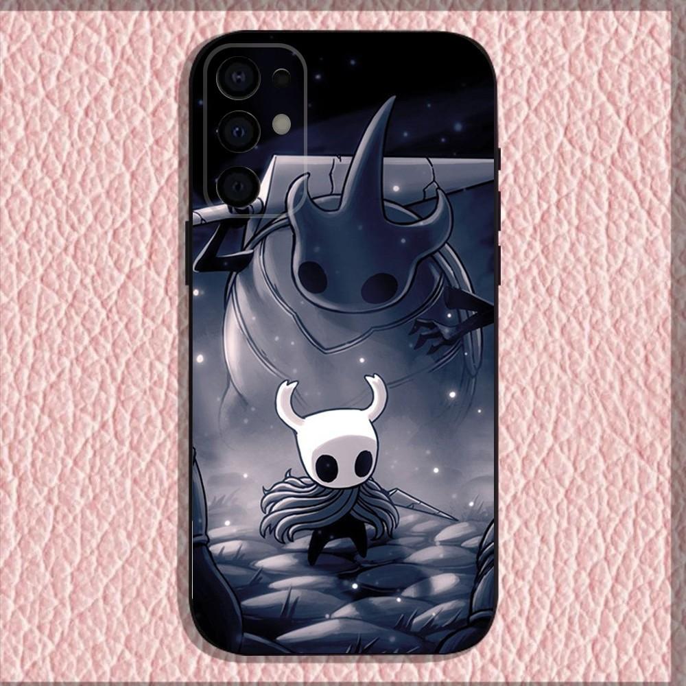 Чехол для телефона H-Hollow Knight для Samsung S25, S24, S21, S22, S23, S30, Ultra, S20, Plus, Fe, Lite, Note, 10, 9, 5G Черный