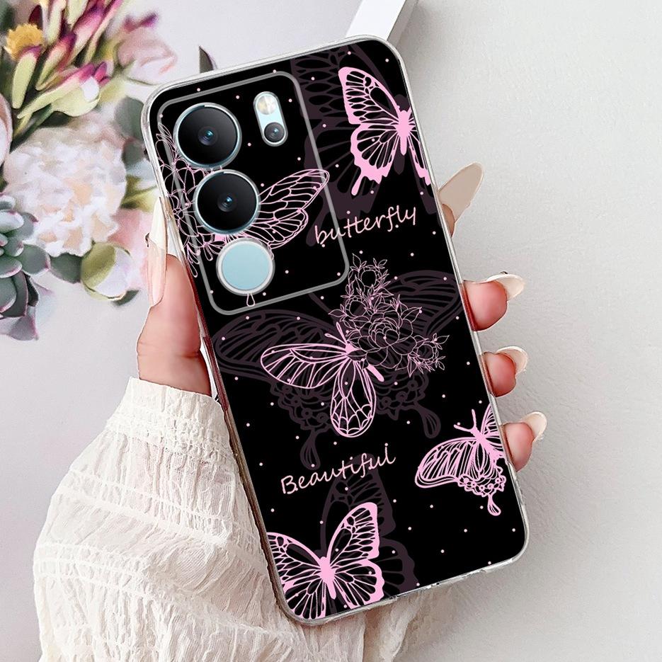Чехол для Vivo V29 Pro Чехол VivoV29 V2250 V2251 Стильный Расписной Чехол Мягкий Силиконовый Чехол для Телефона Для Vivo V29e V29 Lite VivoV29 Pro Сумки