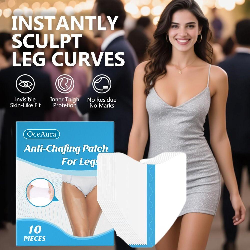 10pcs/box Invisible Leg Patch Waterproof Instant Lift Patch New Thigh Lift Tape  for Legs