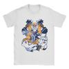 Novelty digimon adventure garurumon T Shirt Men Cotton Short Sleeve  Round Neck Summer Clothes