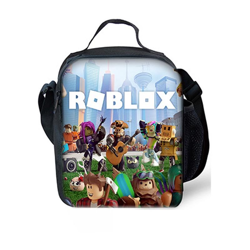 Рюкзак Roblox большой вместимости с плавными двойными молниями для школы и путешествий