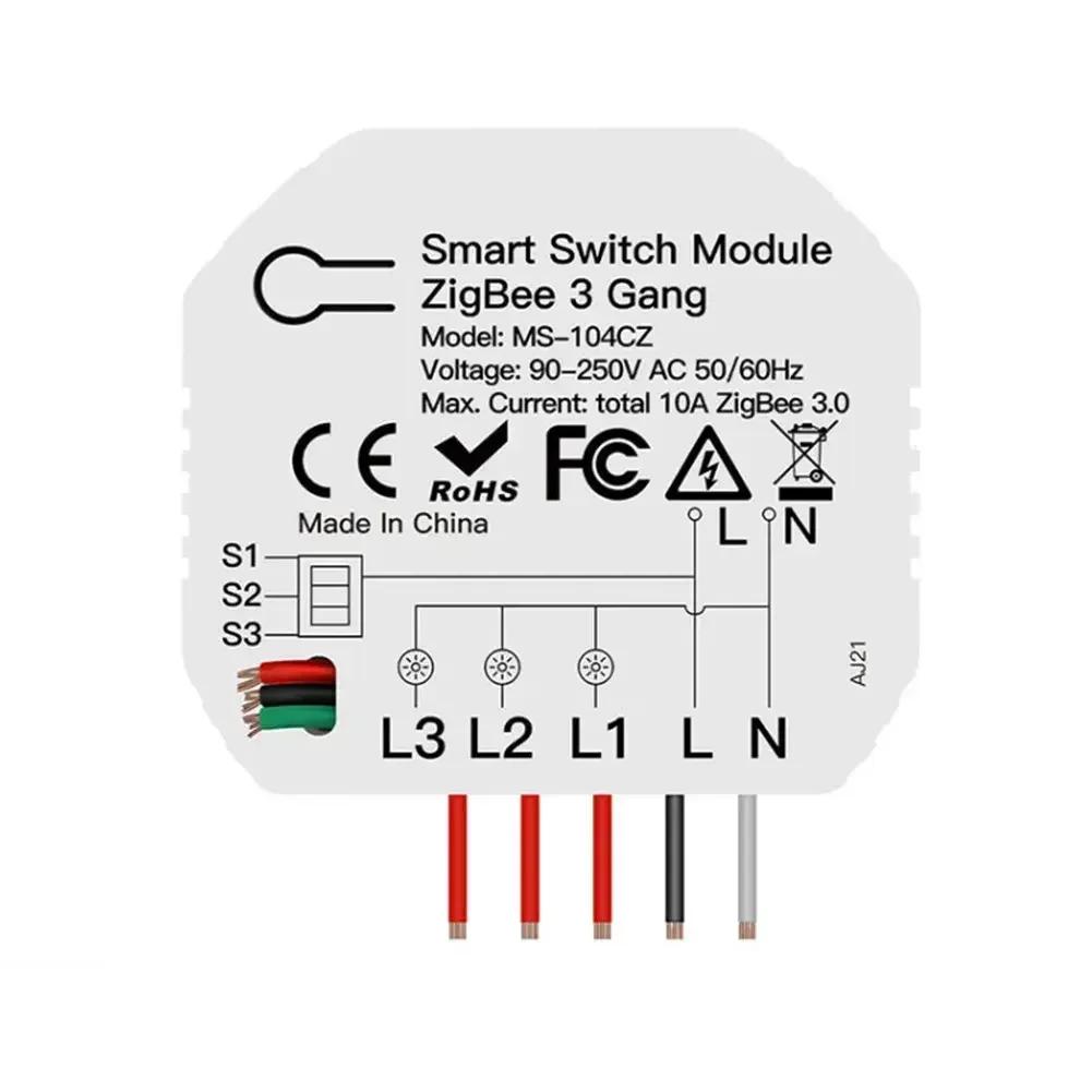 1 шт. WiFi для модуля умного переключателя Tuya для ZIGBEE 3.0 Модуль умного переключателя света Сочетает WiFi и Совместимый-Bluetooth Части умного дома