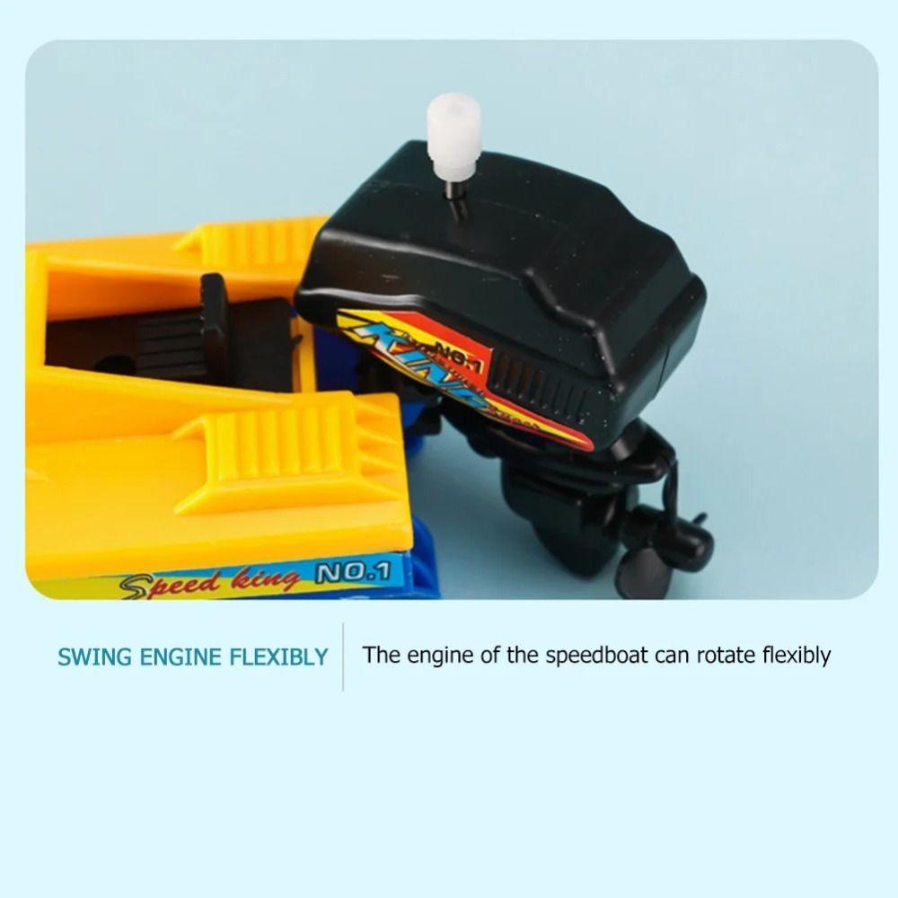 Плавающая в воде моторная лодка заводные игрушки маленький пароход детские игрушки для ванной подарок