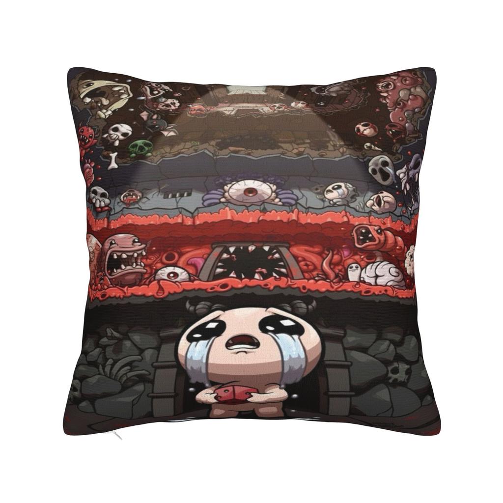 The Binding of Isaac Pillowcases Product Soft Cushion Cover Pillow Covers Car Decor Zipper Multiple Sizes
