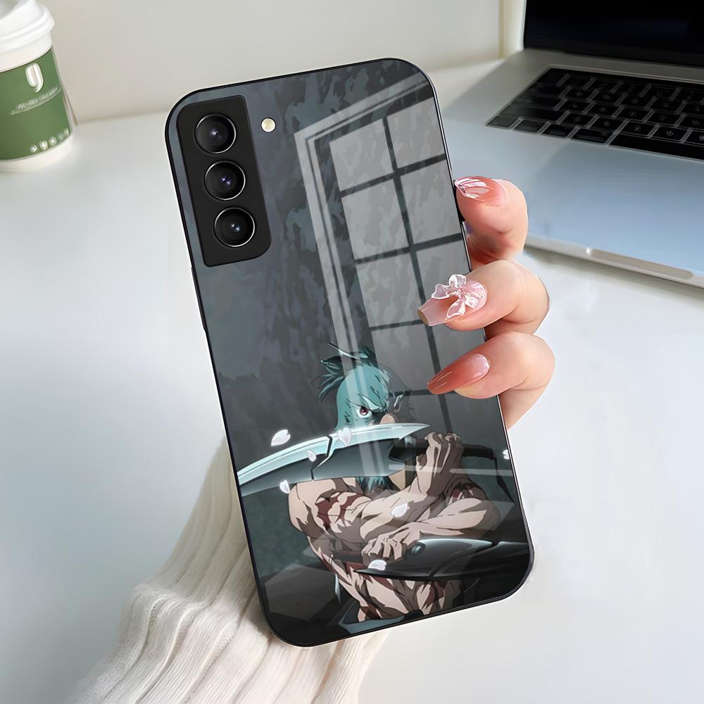 Чехол для телефона Anime S-Shangri La Frontier для Samsung A56 A36 A26 A16 A15 A25 A35 A55 A14 A34 A24 A54 Стеклянный чехол