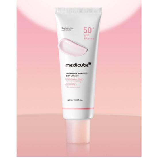 Medicube Солнцезащитный крем PDRN Pink Tone-Up 50 мл + Бесплатно 20 мл