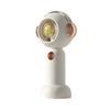 Портативный ручной вентилятор для тумана, милый мультяшный, USB-перезаряжаемый персональный вентилятор для улицы и помещений, белый