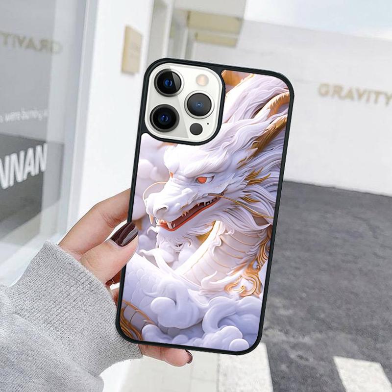 Изысканный Чехол для Телефона с Летающим Китайским Драконом Для iPhone 17 Air 15 16 Чехол 11 13 14 Pro Max 12 Plus Max Fundas