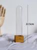 Wabi-Sabi Style Xian Porcelain Test Tube Rack: Retro Gift for Dried and Preserved Flowers, Plant Specimen Display