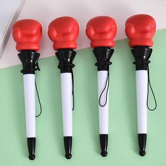 Ручка для декомпрессии Bounce, гладкая гелевая ручка для письма, боксерские перчатки, шариковая ручка для подписи, забавные стационарные офисные принадлежности