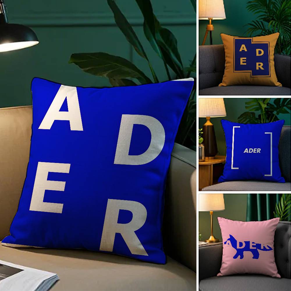 Авангардная мода Ader Error-E Наволочка Шелковистая элегантная Комфорт Диван-кровать Невидимая молния Пляжная наволочка