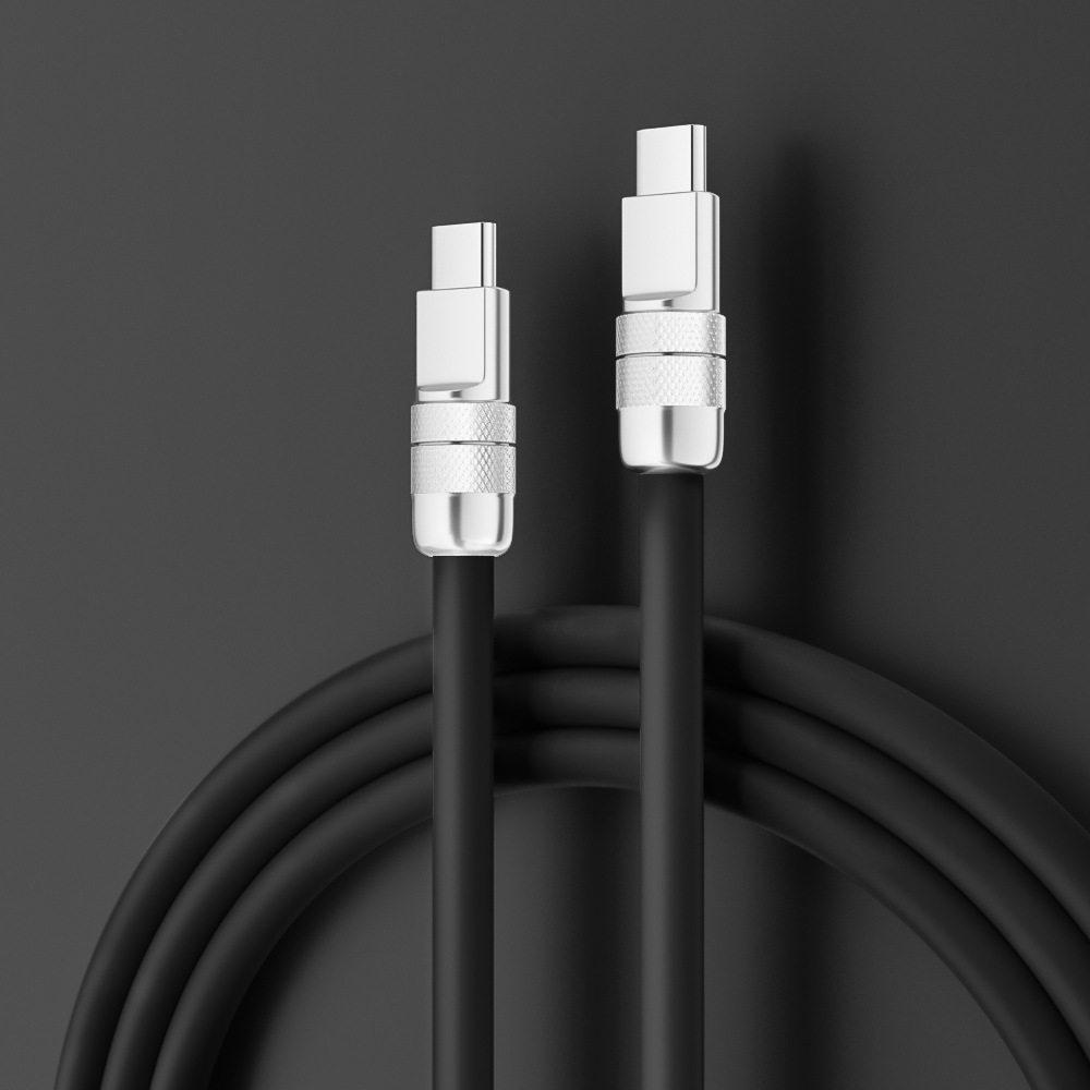 240W PD USB-C Liquid Silicone Fast Charging Data Cable Compatible with iPhone 17 for -Customizable