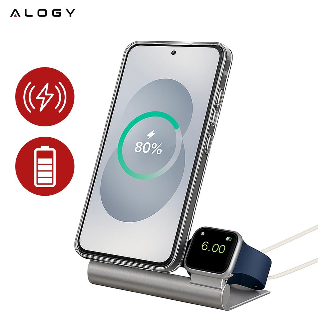 Clear Case for Samsung Galaxy S25, Raised Edges, Perfect Fit, PC + TPU, Alogy Hybridshield™ Case + Tempered Glass