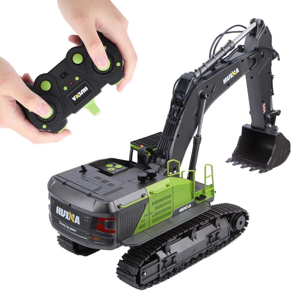 1:14 RC Engineering Van 22‑Channel Remote Control Simulated Excavator Metal Toy Model Car