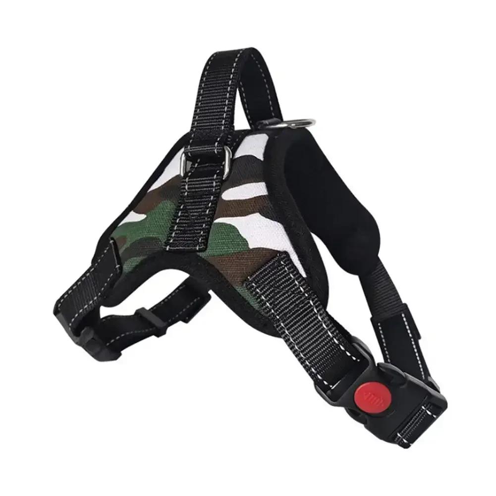 Adjustable Dog Harness Pet Small Medium Large Big Dogs Small Medium Large Big Dogs Saddle Style Chest and Shoulder Straps