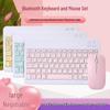 Universal Bluetooth Keyboard & Mouse Set for iPad, Android Tablets & Phones - Mini, Portable, and Rechargeable.