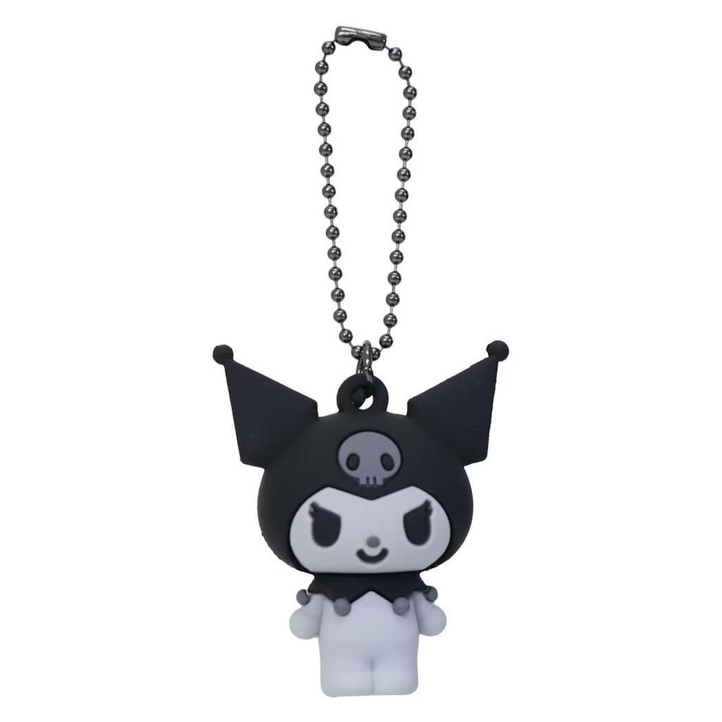 В наличии Серия Sanrio Черно-белая: Подвеска-кукла Плюшевый котенок Угольно-черный