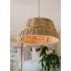Богемская деревенская люстра с плетеной веревкой
